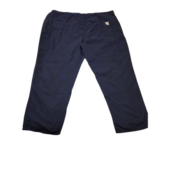 Carhartt FR FLAME RESISTANT 73478-20 DUNGAREE FIT Pants Men's Sz 52x30 Navy F4.1 - Picture 2 of 10